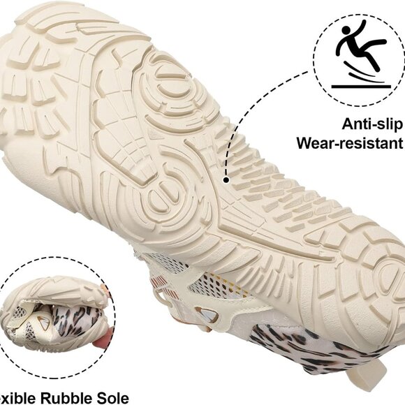 Water Shoes Womens Mens Quick Dry Athletic Sandals for Beach Water Sports - Picture 5 of 5